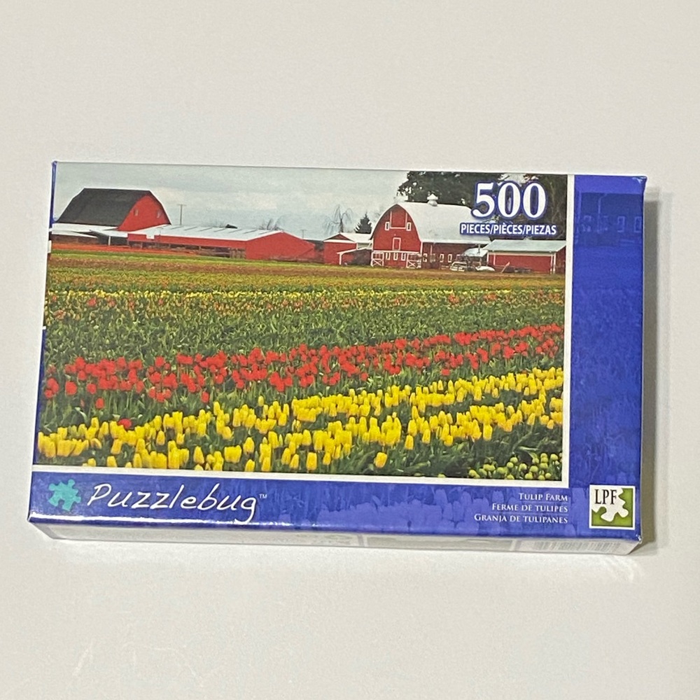 Puzzlebug Tulip Farm 500 Piece Puzzle